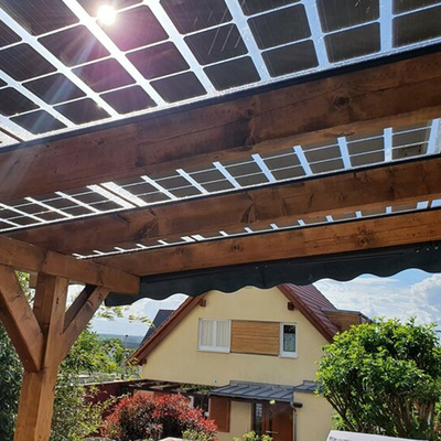 Rixin Custom BIPV Module A Grade Solar Cells High Efficiency Transparent Photovoltaic Sunroom