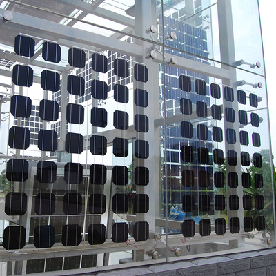 IEC Double Glass PV Modules PERC Half Cut 60 Cells Curtaion Wall Or Roof German