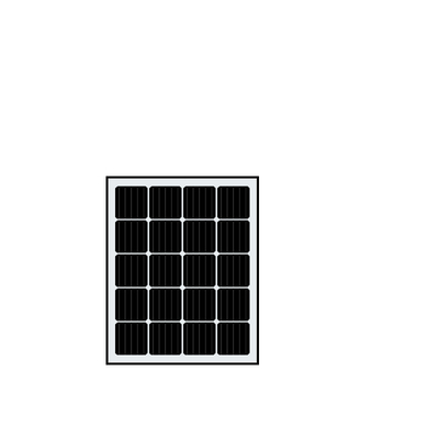Household BIPV Module Mini 100W Custom Bifacial Transparent Solar Panel