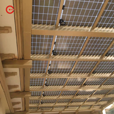 Transparent Solar Panels PREC Half Cut Cell 550W For Home Use