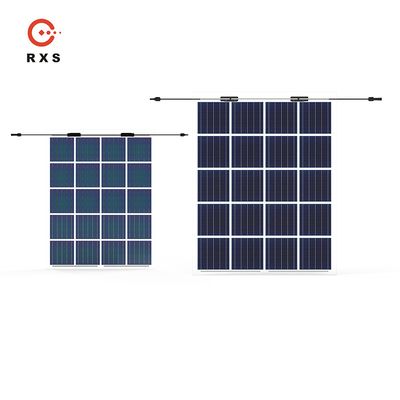 Custom Mono BIPV Solar Panels Laminated Glass Rooftop Carport Solar System