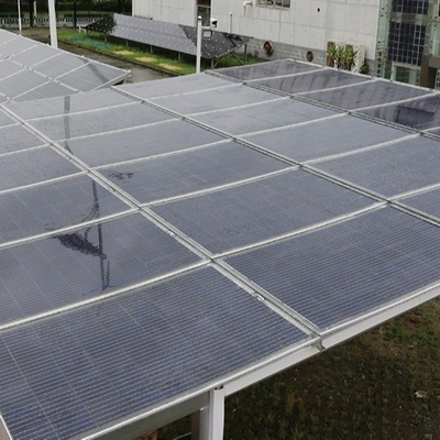 Monocrystalline Double Glass PV Modules Bifacial Solar Panel For Commercial Building