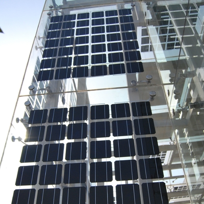PREC Safety BIPV Solar Module Bifacial Monocrystalline PV Panel For Home Roof