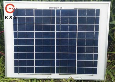 15W Polycrystalline Custom Solar Panels With 3.2mm Low Iron Tempered Glass