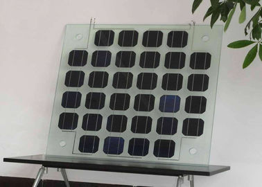 Dual Glass Semi Transparency BIPV Solar Panels With Intelligent Controller