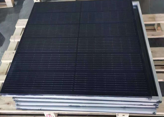 250W BIPV Customized Double Glass Mono Black Solar Panels On Buildings