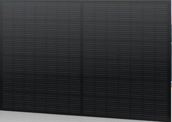 Full Black Mono 250W Building Integrated Photovoltaics Half Cut Cells Solar Panel