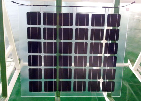 200w transparent solar panels for greenhouses BIPV mono cells