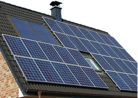 Light Steel Bifacial Solar Panels Rack BIPV Solar System In Roof PV