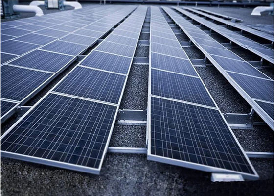 Slope Roof PERC Bifacial Solar Panels Monocrystalline Haalf Cut Solar Cells Photovoltaic Racks