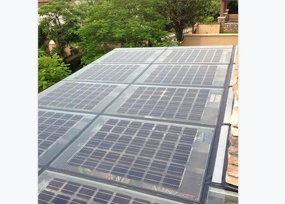 Double Glass BIPV Solar Panels Customized BIPV Transparent Photovoltaic Panel