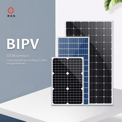 Half Cut BIPV Solar Panels Monocrystalline Bifacial Mono Perc Solar Panels
