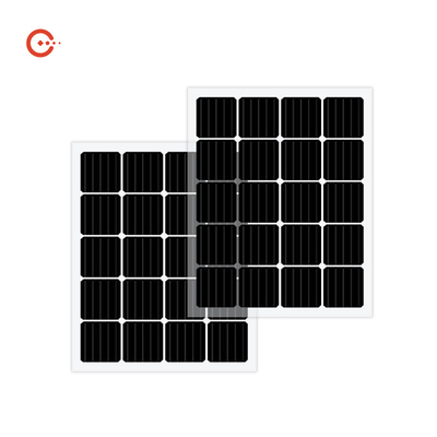 Rixin CE BIPV Solar Panels Transparent Glass Monocrystalline PV Module