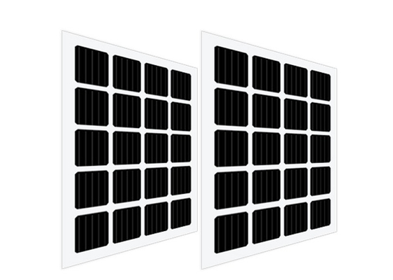 Rixin Transparent Monocrystalline PV Module Bifacial Solar Panel For Roof