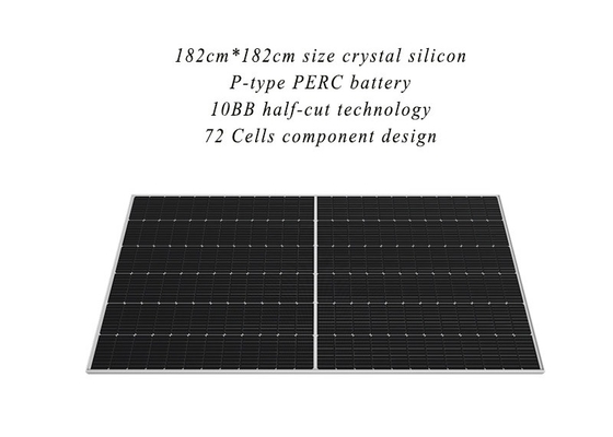 530W 540W 550W Most Efficiency Solar Panels Photovoltaic Mono Half Cell Solar Panel