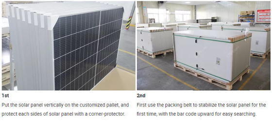 Roof Double Glass PV Modules 500w 550w