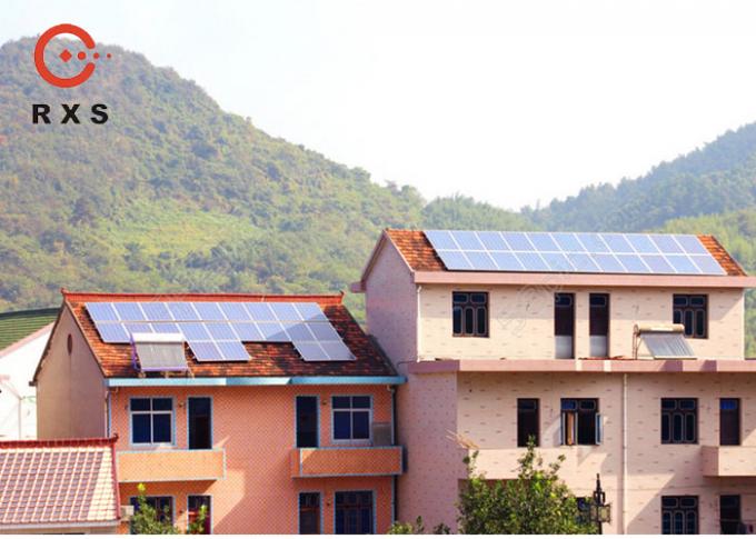 30KW On Grid Solar System High Accuracy Roof / Ground Installation Place