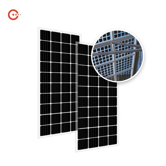 Monocrystalline Double Glass PV Modules Bifacial Solar Panel For ...